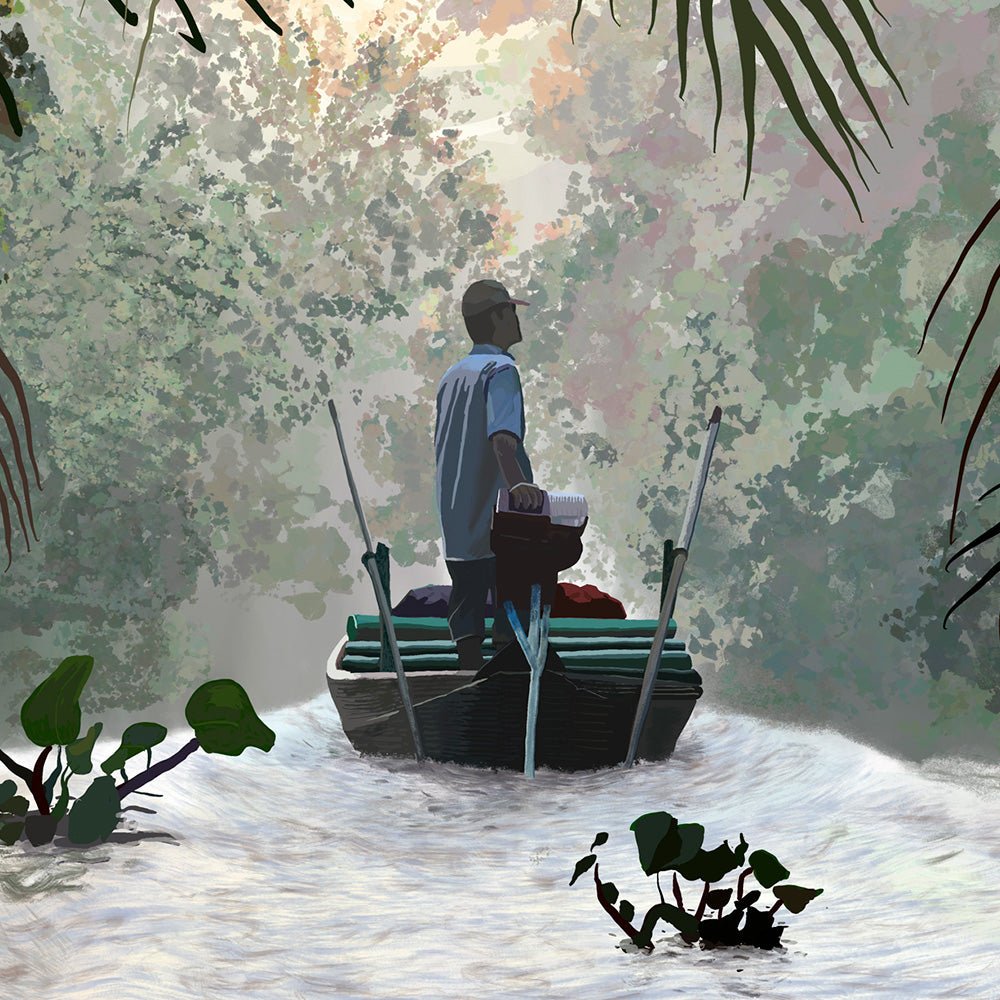 Into the Jungle - Mekong River Impresión Giclée (exclusivo online)
