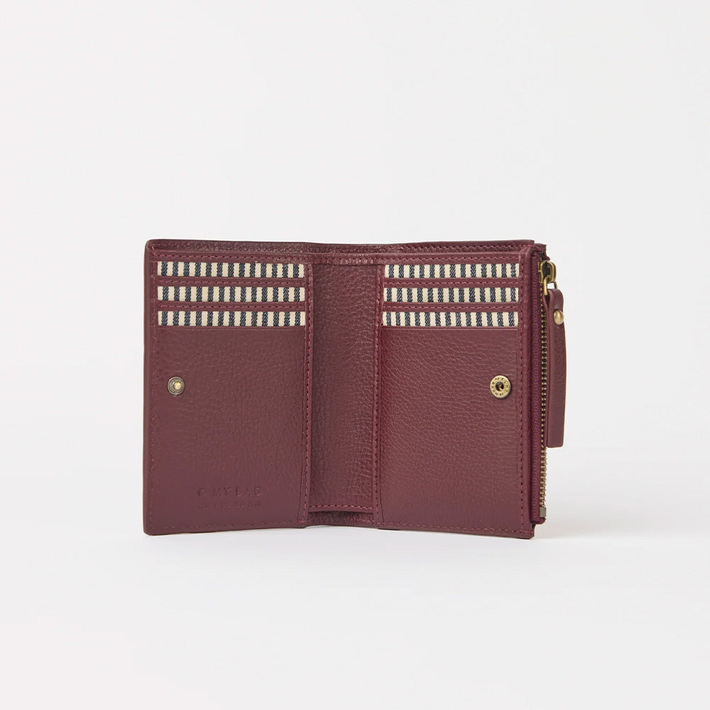 Cartera Jamie Trenzado Dark Cherry