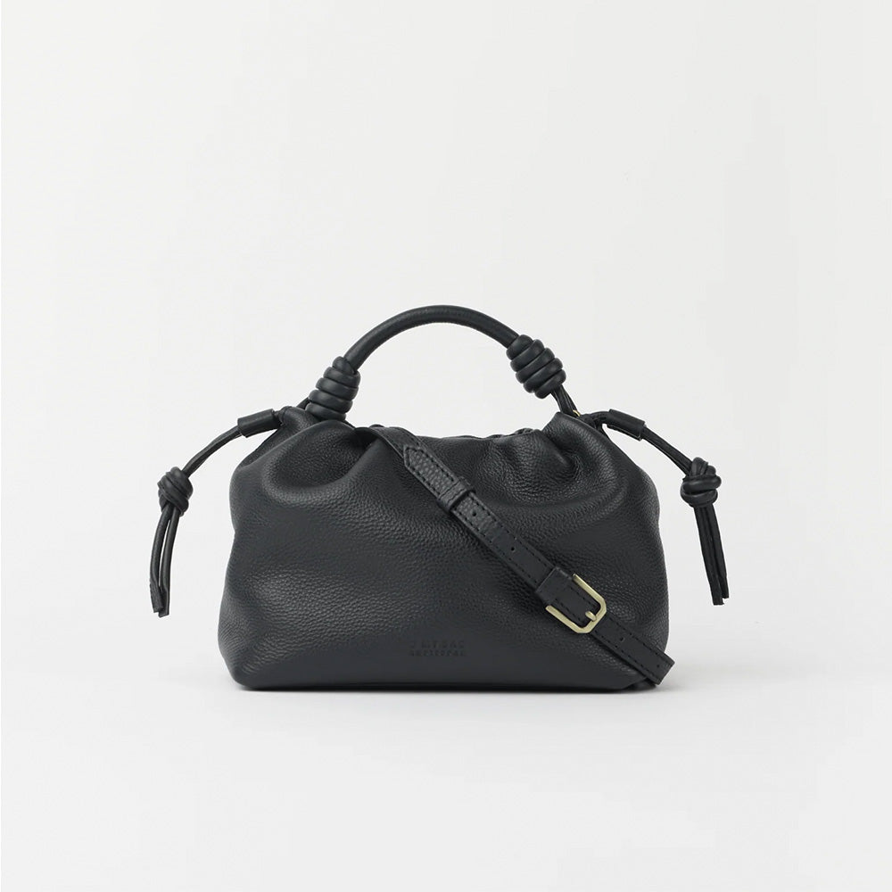 Kiki Mini Soft Grain Leather Black