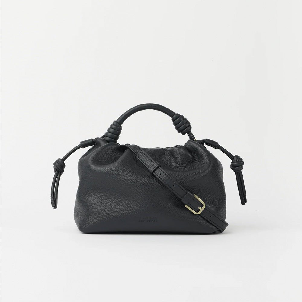 Kiki Mini Soft Grain Leather Black