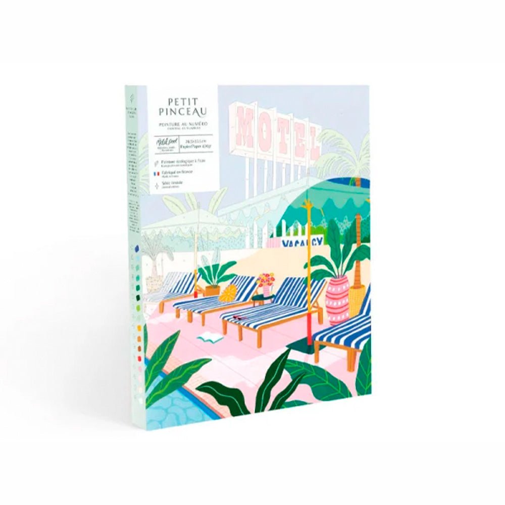 Kit de Pintura por Números - The Motel Pool de Jessica Smith