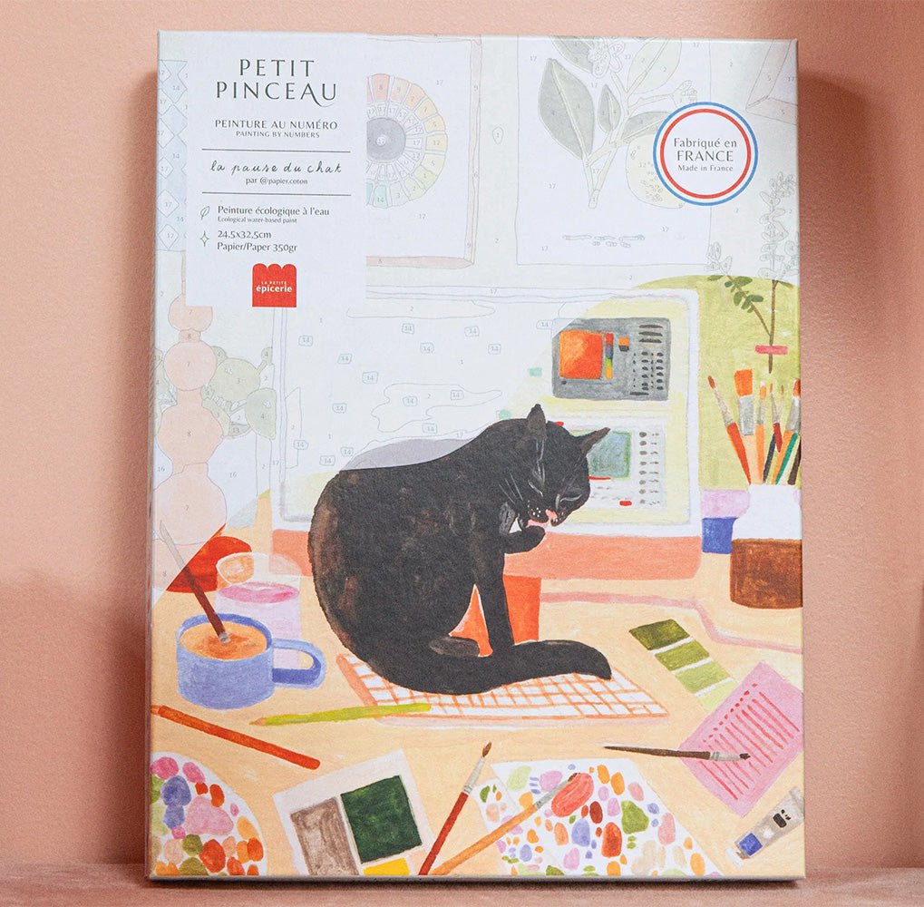 Kit de peinture par numéros - Le repos du chat