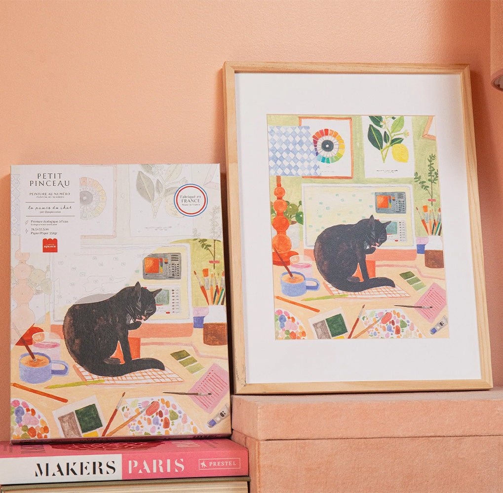 Kit de peinture par numéros - Le repos du chat