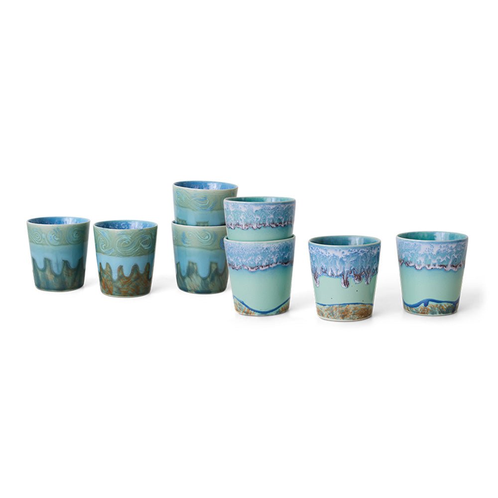 Céramiques des années 70 : Tasses à café Van Gogh Autoportrait (lot de 2)