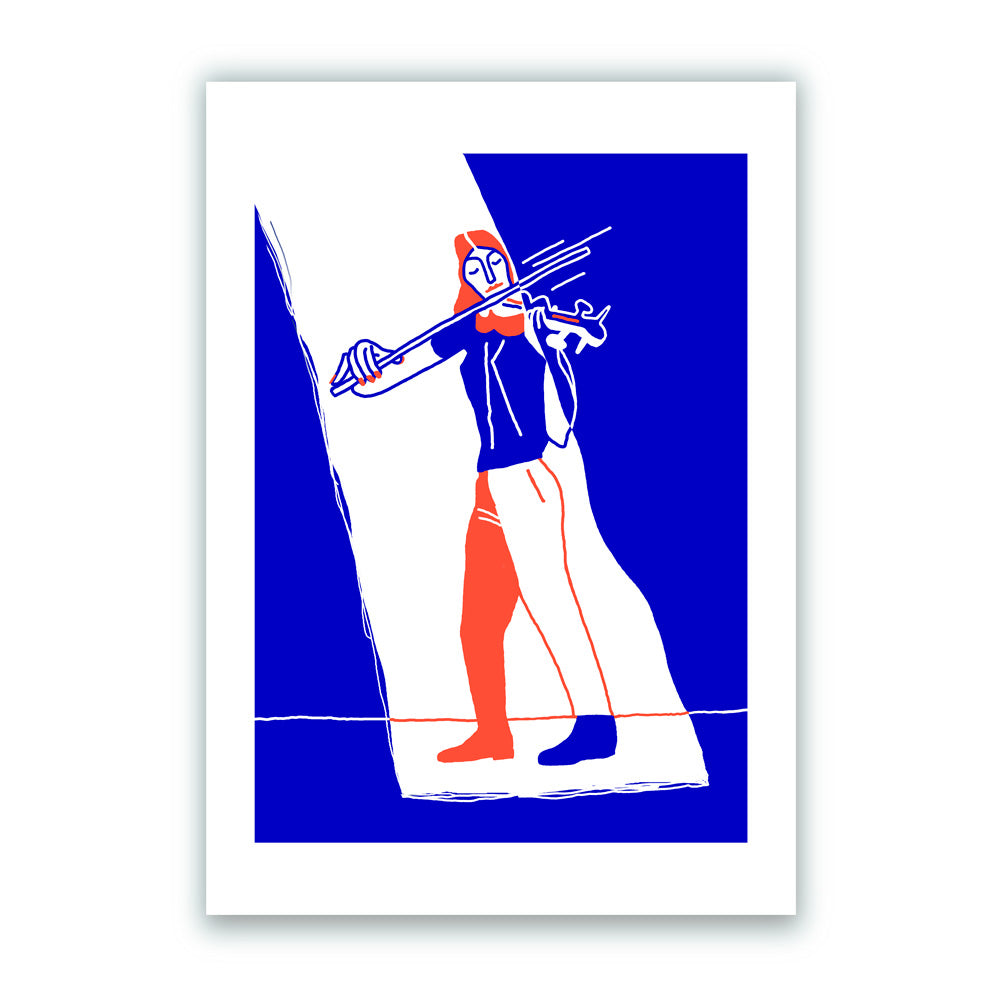 Le violoniste Giclée Print