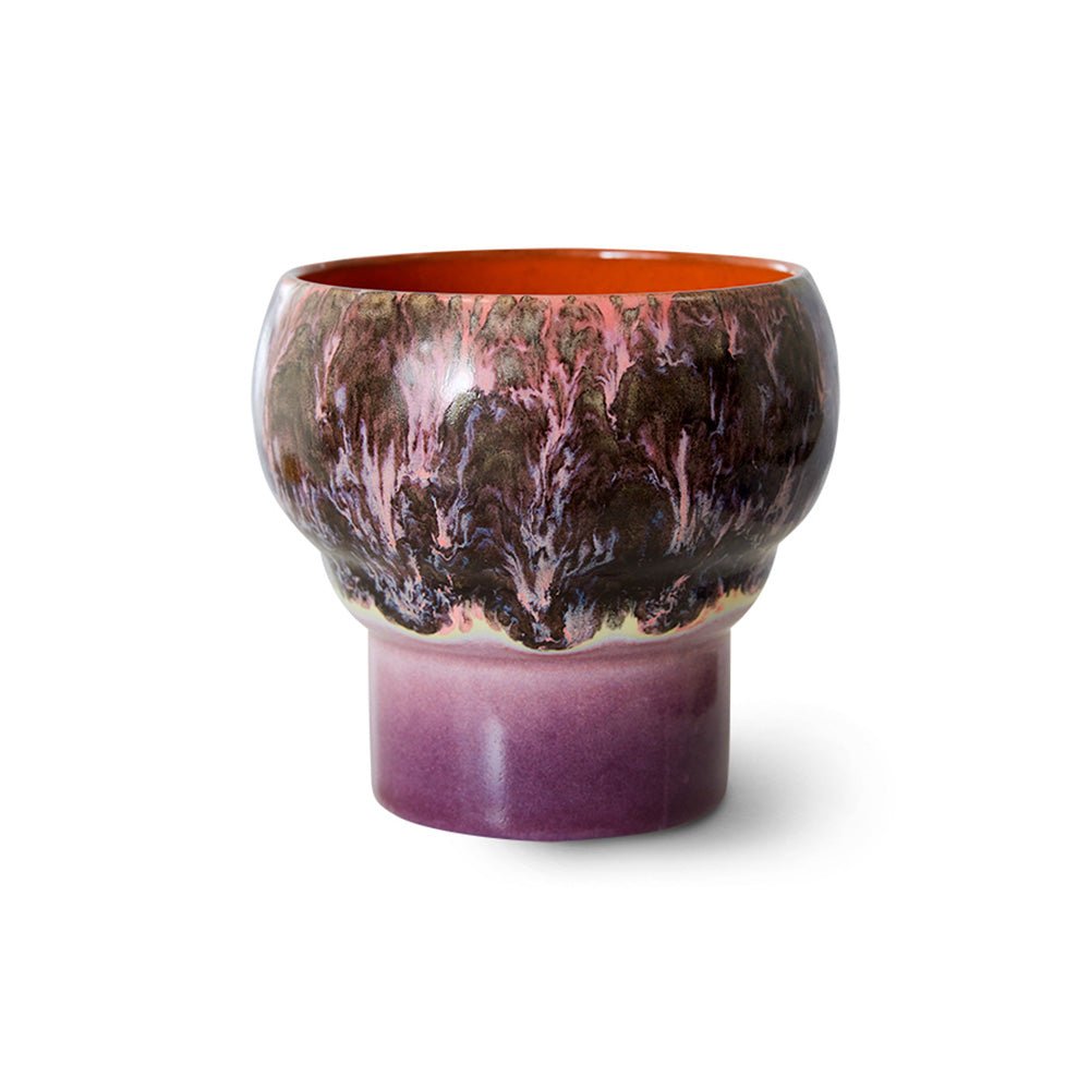 Céramiques des années 70 : Mugs lungo fusionnés (lot de 2)