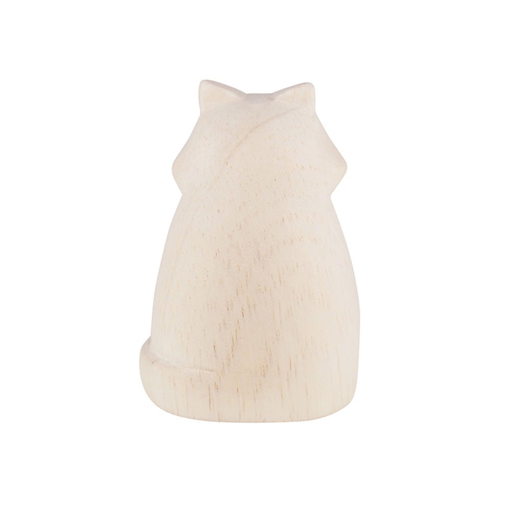 Animal en bois Pole Pole Cheveux longs Hachi