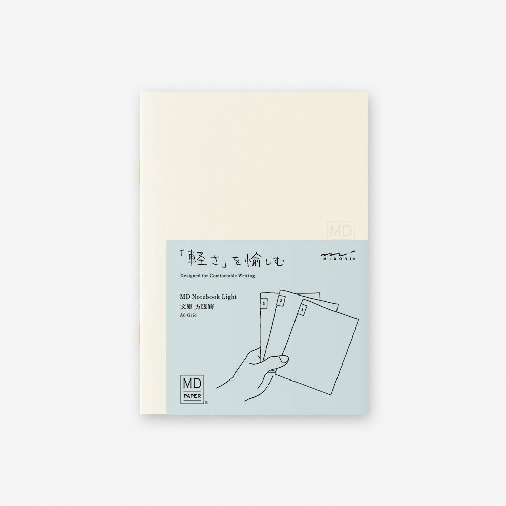 Carnet de notes léger A6 à grille MD (lot de 3)