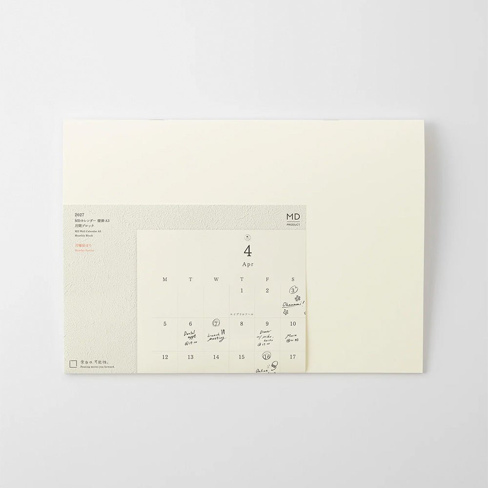 MD Calendario de Pared A3 2027