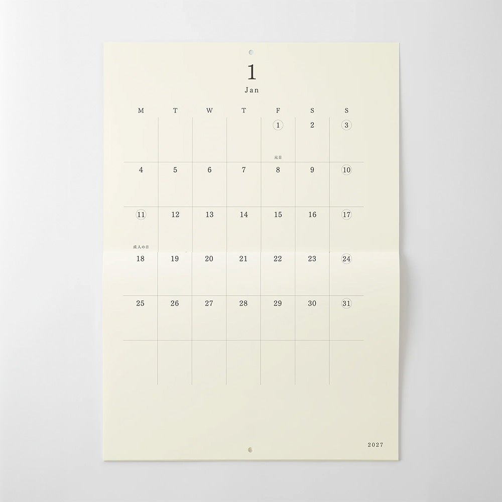 MD Calendario de Pared A3 2027