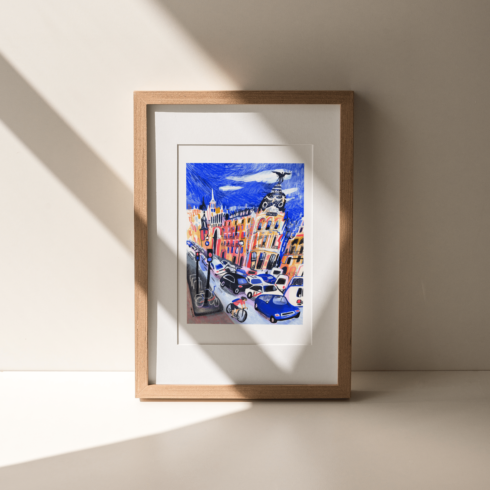 Édifice Metrópolis Blue Impression Giclée