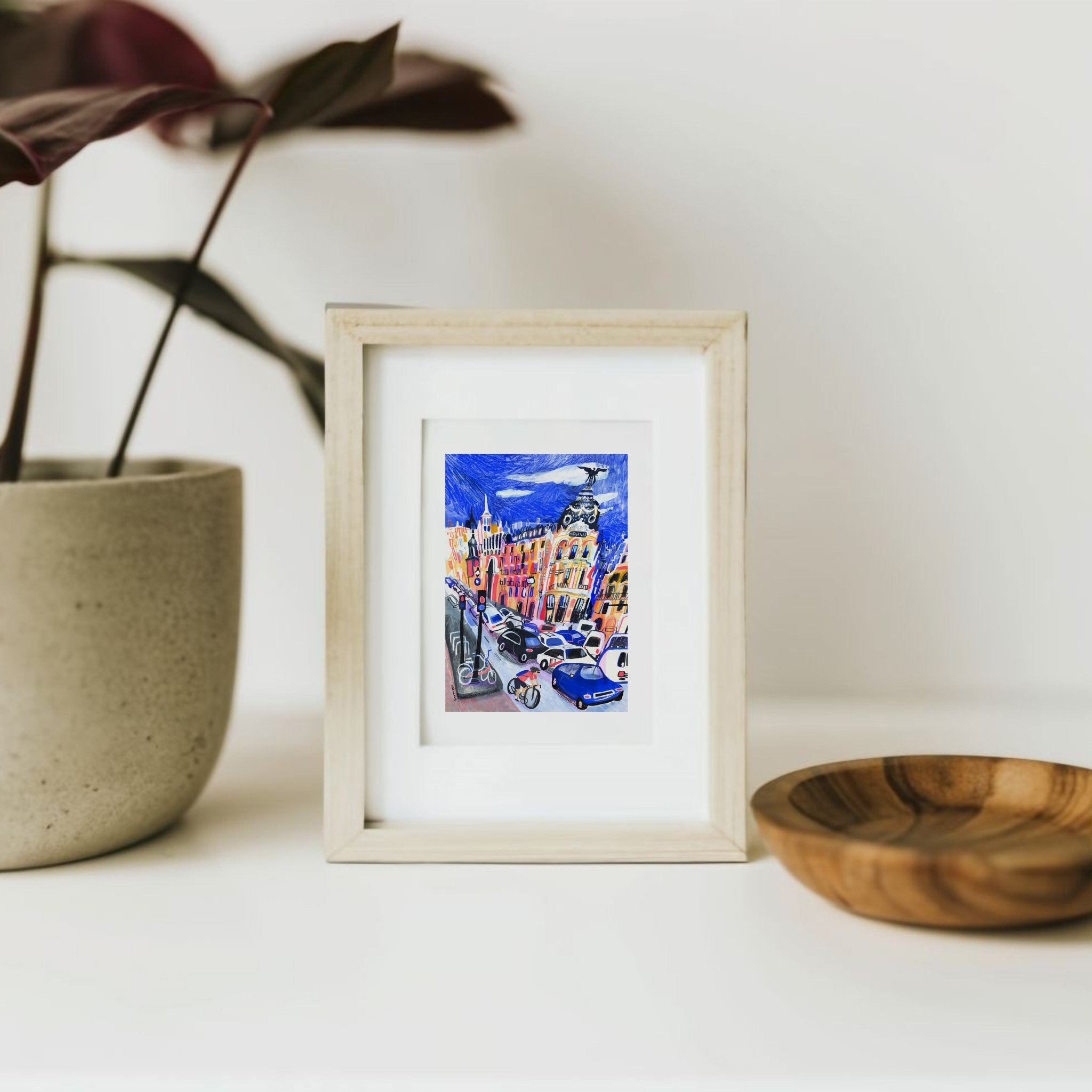 Édifice Metrópolis Blue Impression Giclée