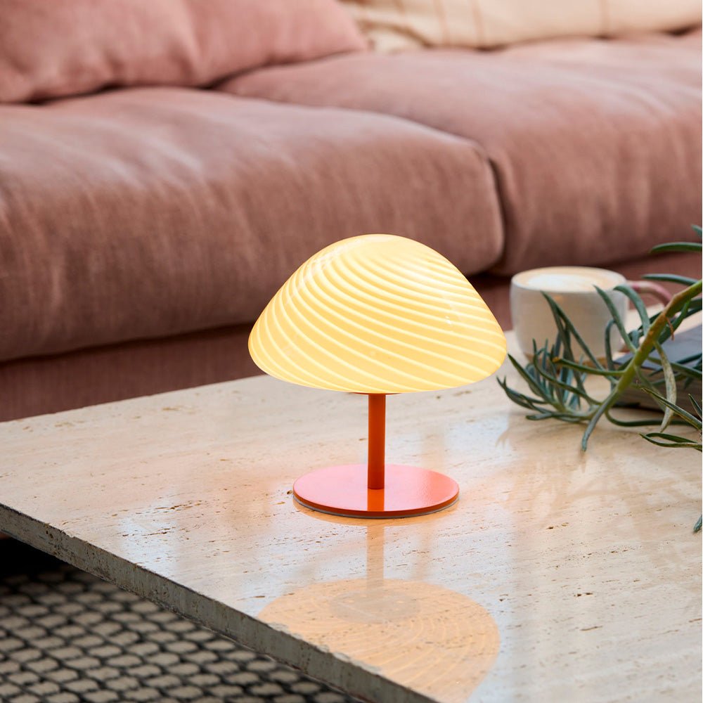 Lámpara de Mesa Mini Mush Bord Naranja