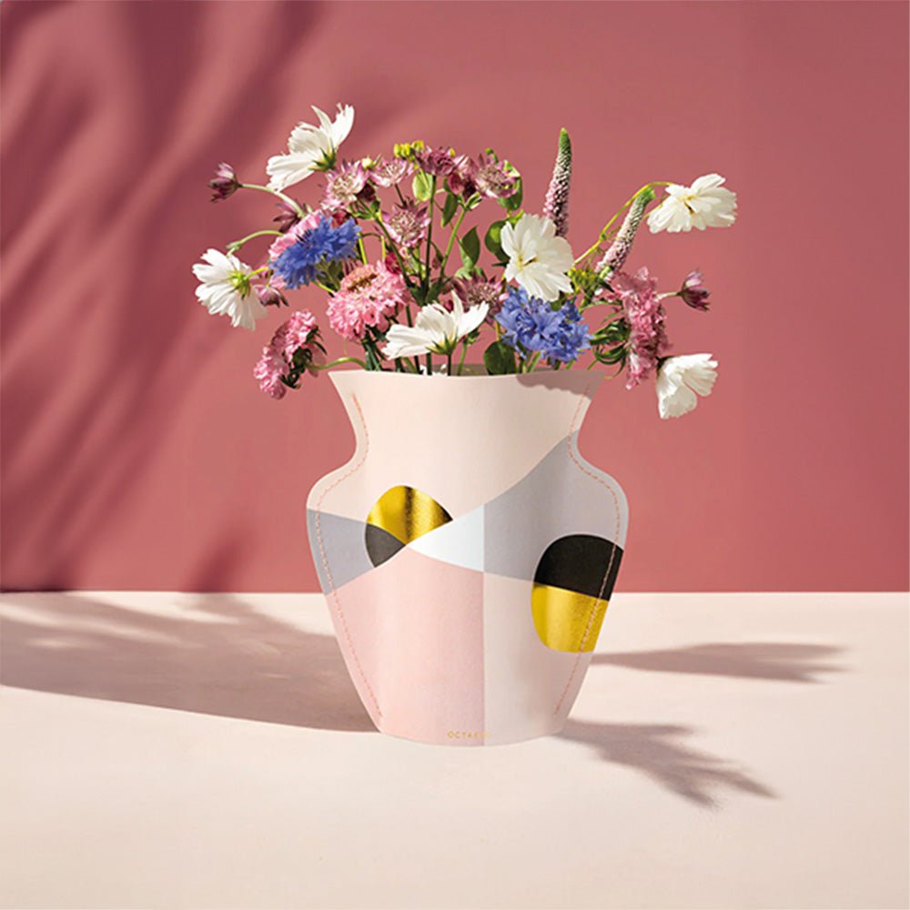 Mini Florero de Papel Siena