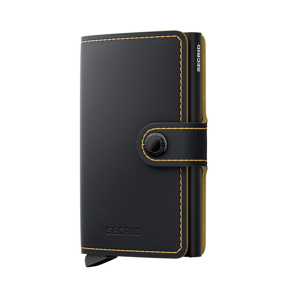 Miniwallet Matte Black - Ochre
