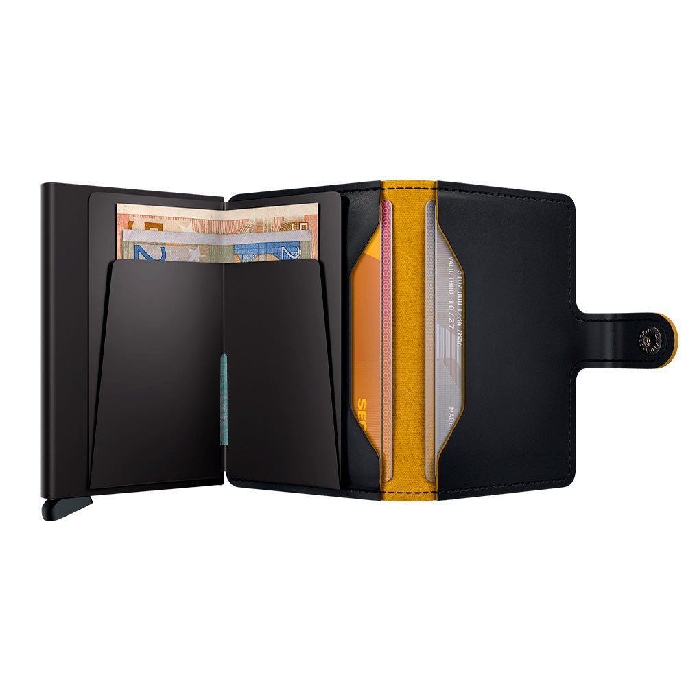 Miniwallet Matte Black - Ochre