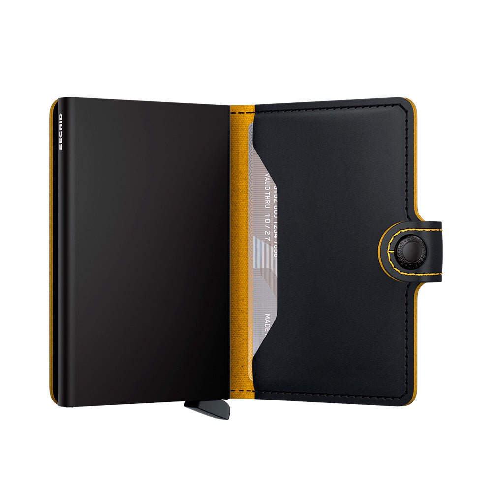 Miniwallet Matte Black - Ochre