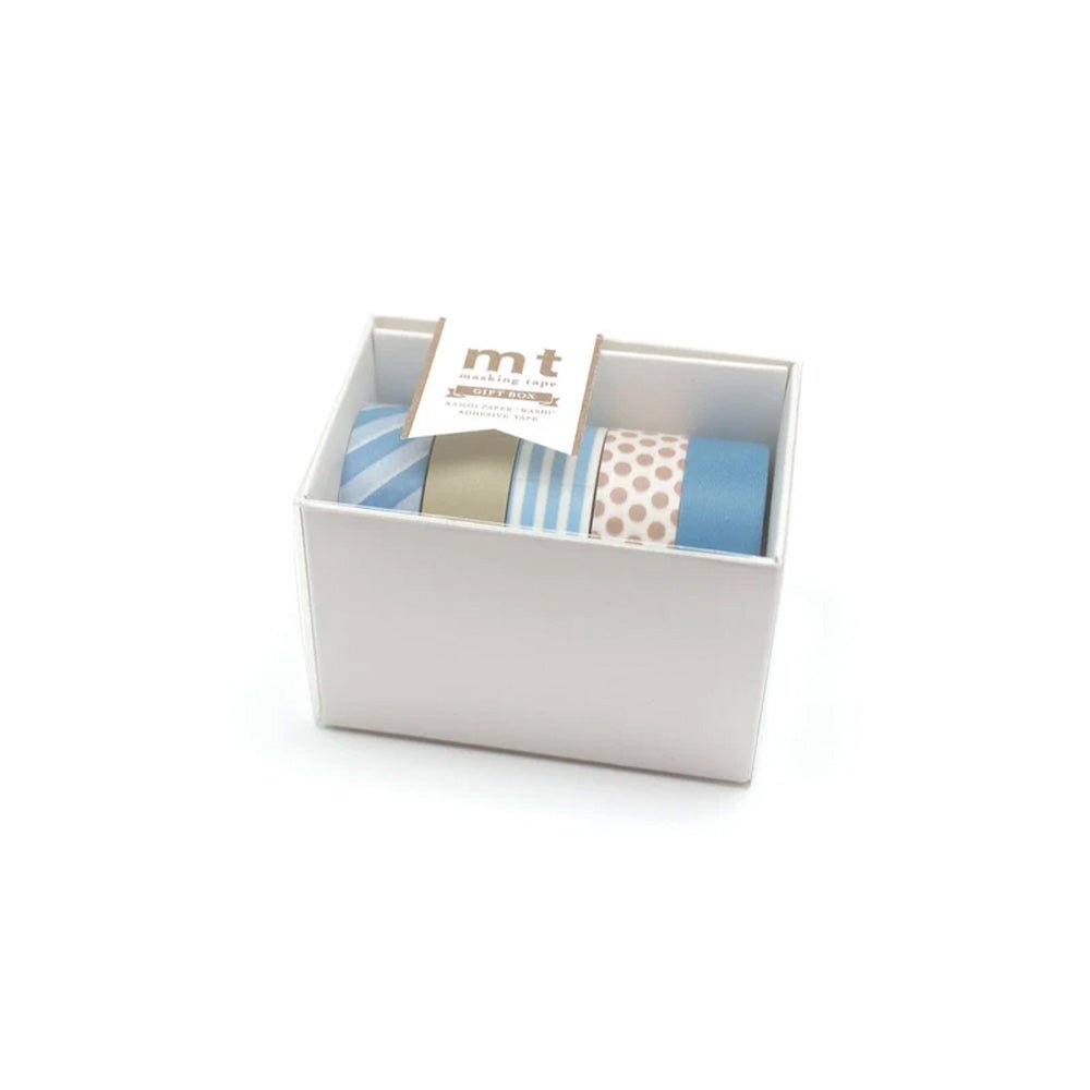 Masking Tape Gift box 5 pieces Grayish