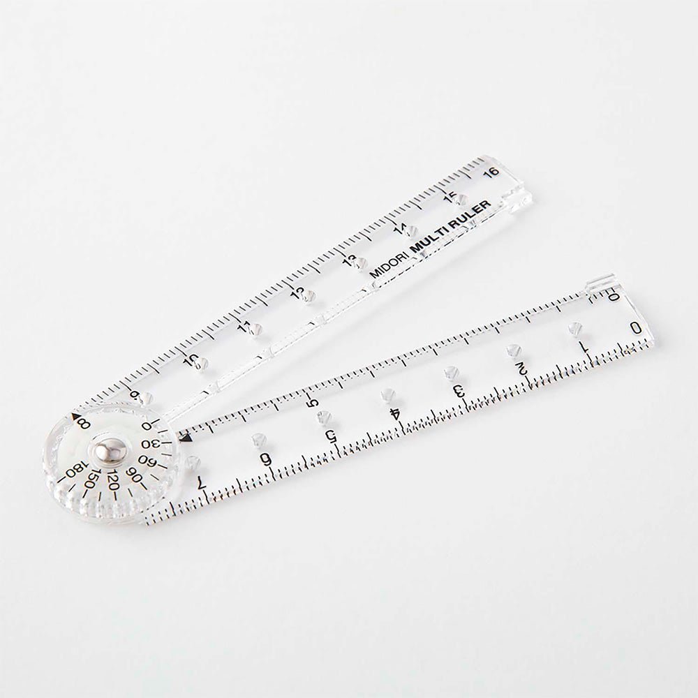 Multi Ruler 16cm Clear