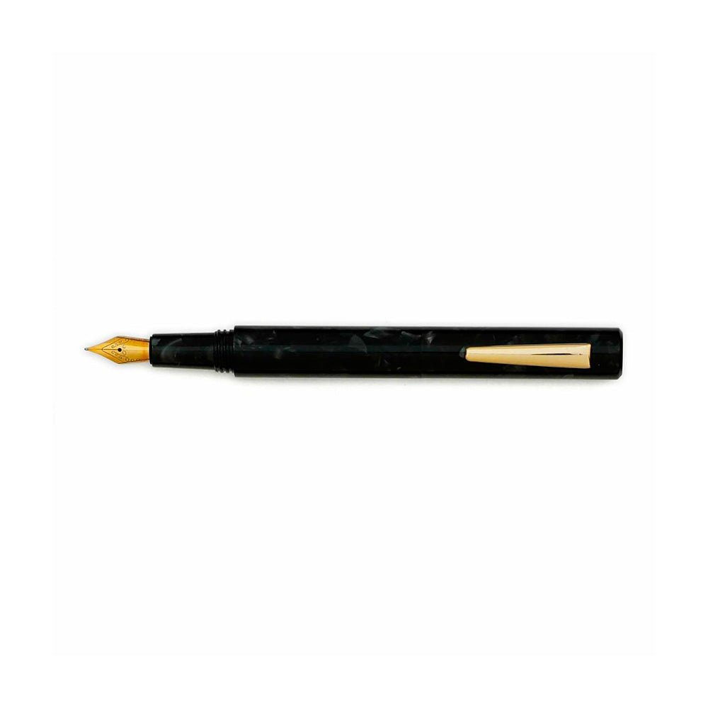 Marbled Fountain Pen Attache Black