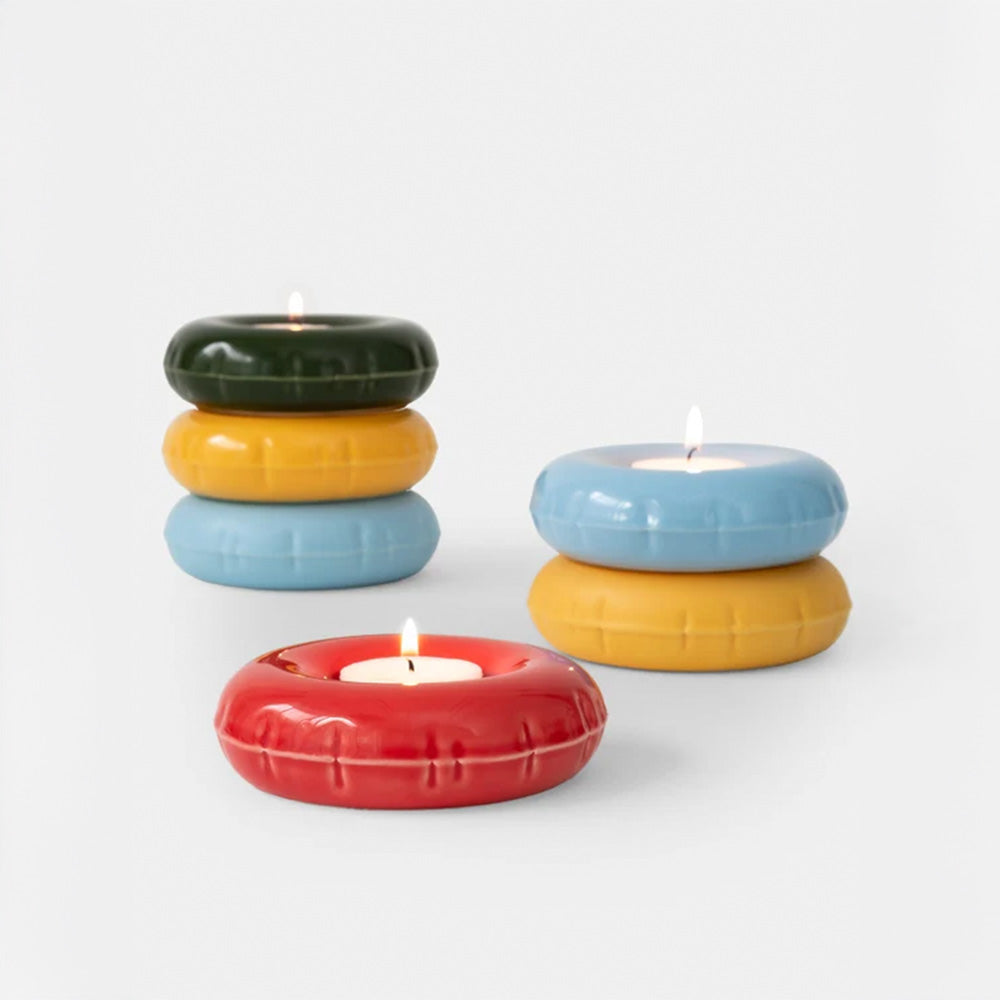 Moby Candle Holder Sky Gloss