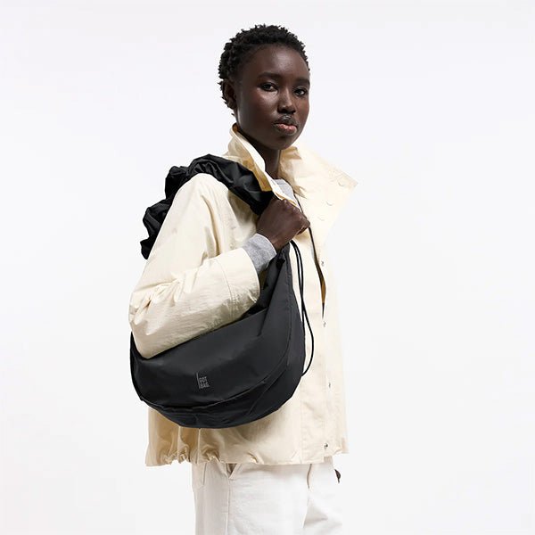 Sac Moon Ruffle Noir