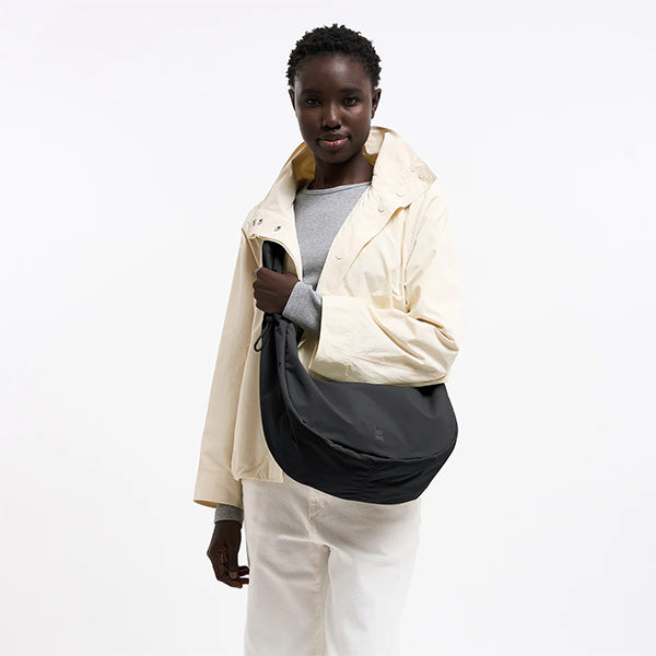 Sac Moon Ruffle Noir