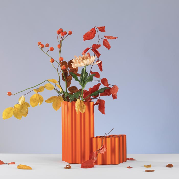 Vase Nuage L Orange