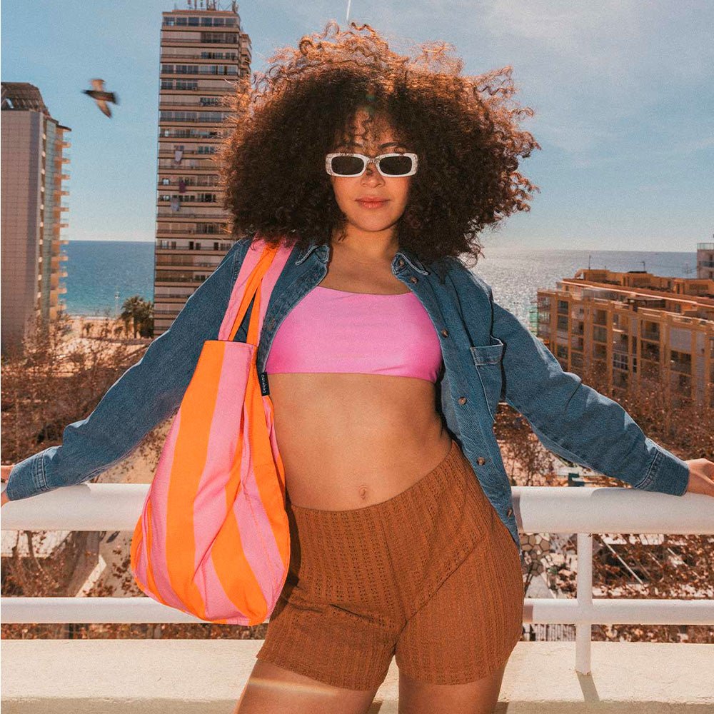 Notabag Orange Pink Stripes