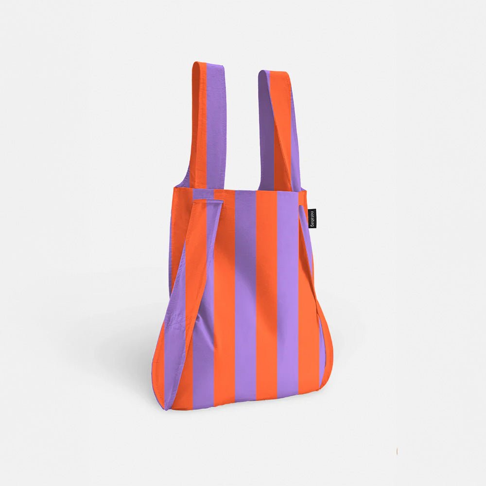 Notabag Red Purple Stripes