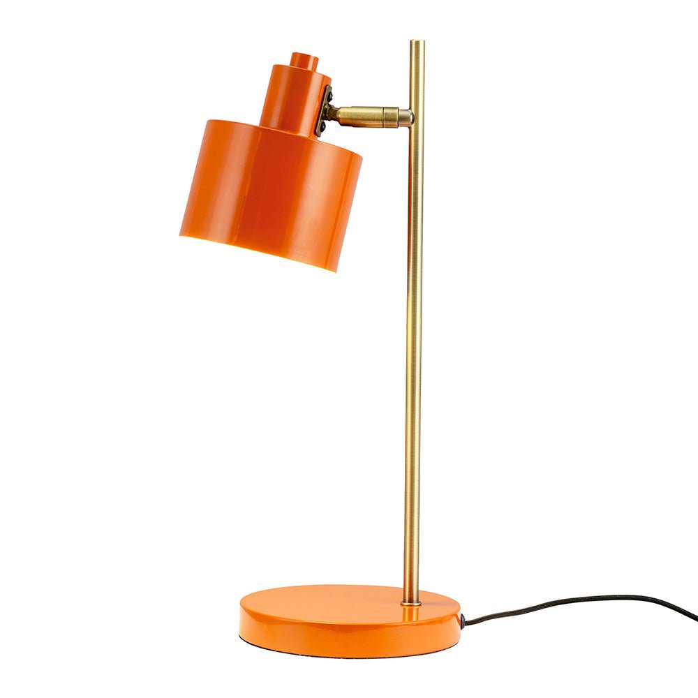 Lámpara de Mesa Ocean Naranja Latón