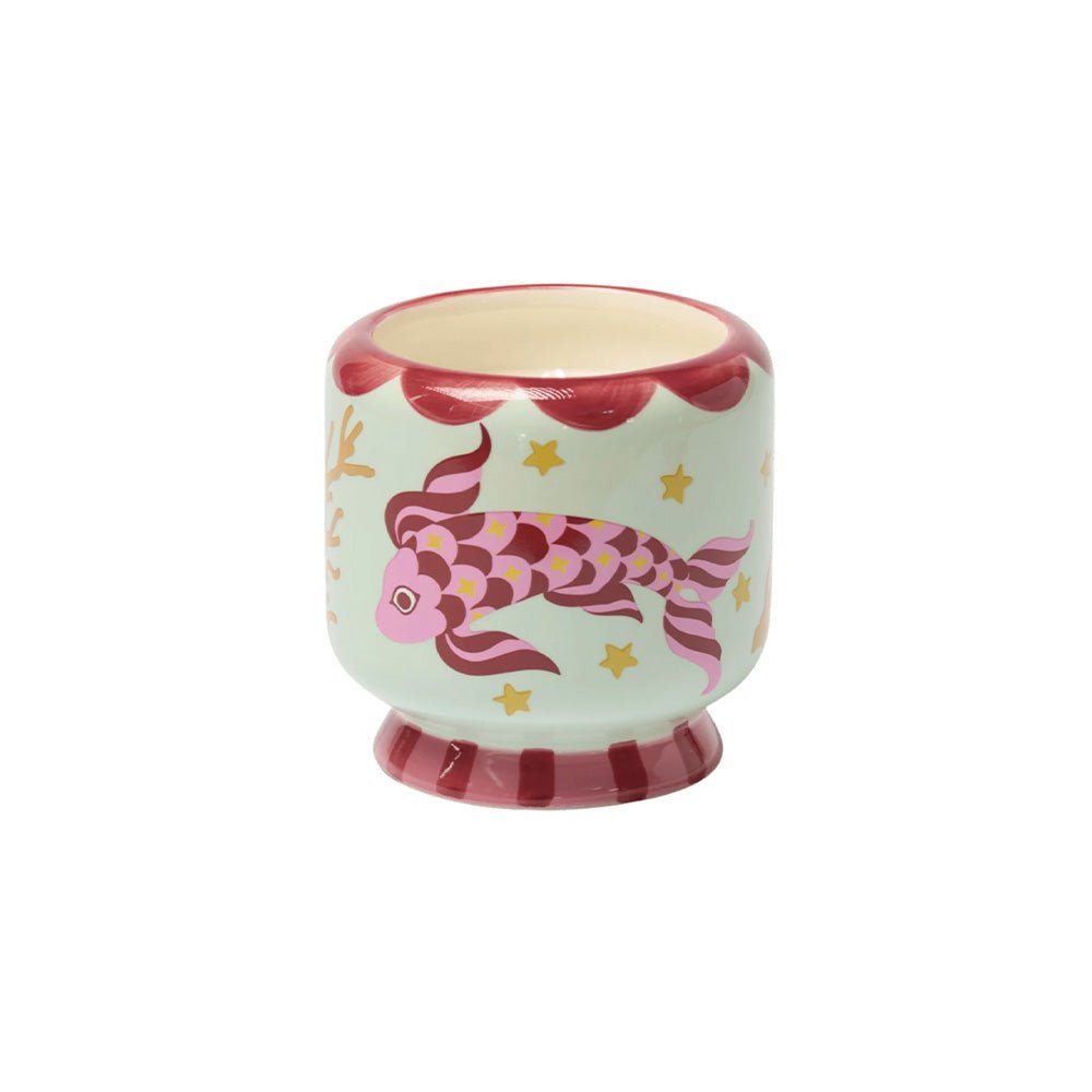 Sea Salt & Sage / Koi Fish Soy Wax Scented Candle