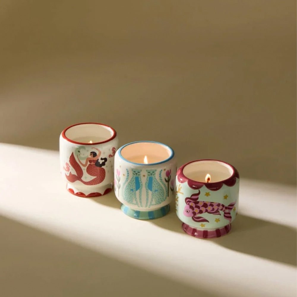 Sea Salt & Sage / Koi Fish Soy Wax Scented Candle