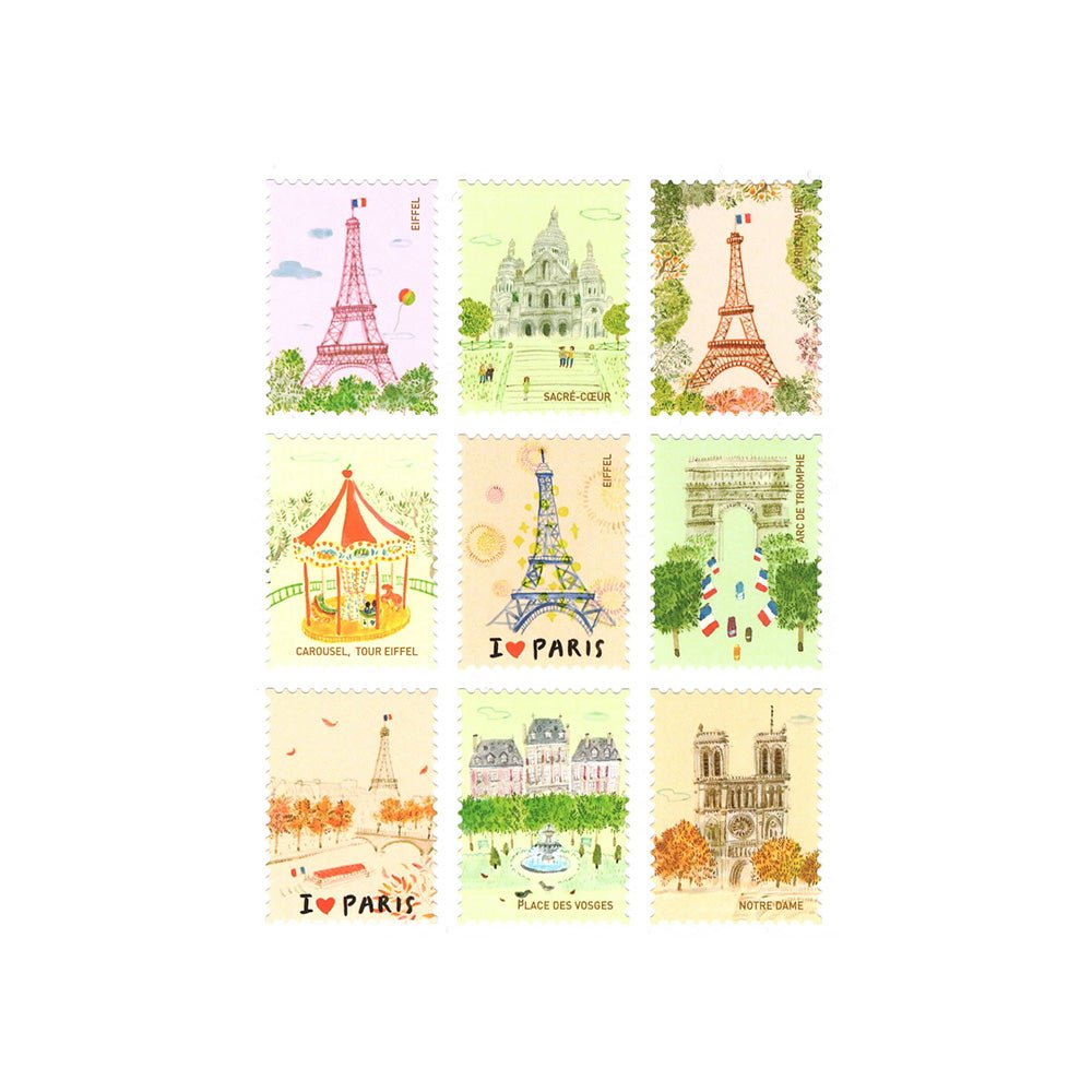 Poststamp Stickers L'après-midi // Paris