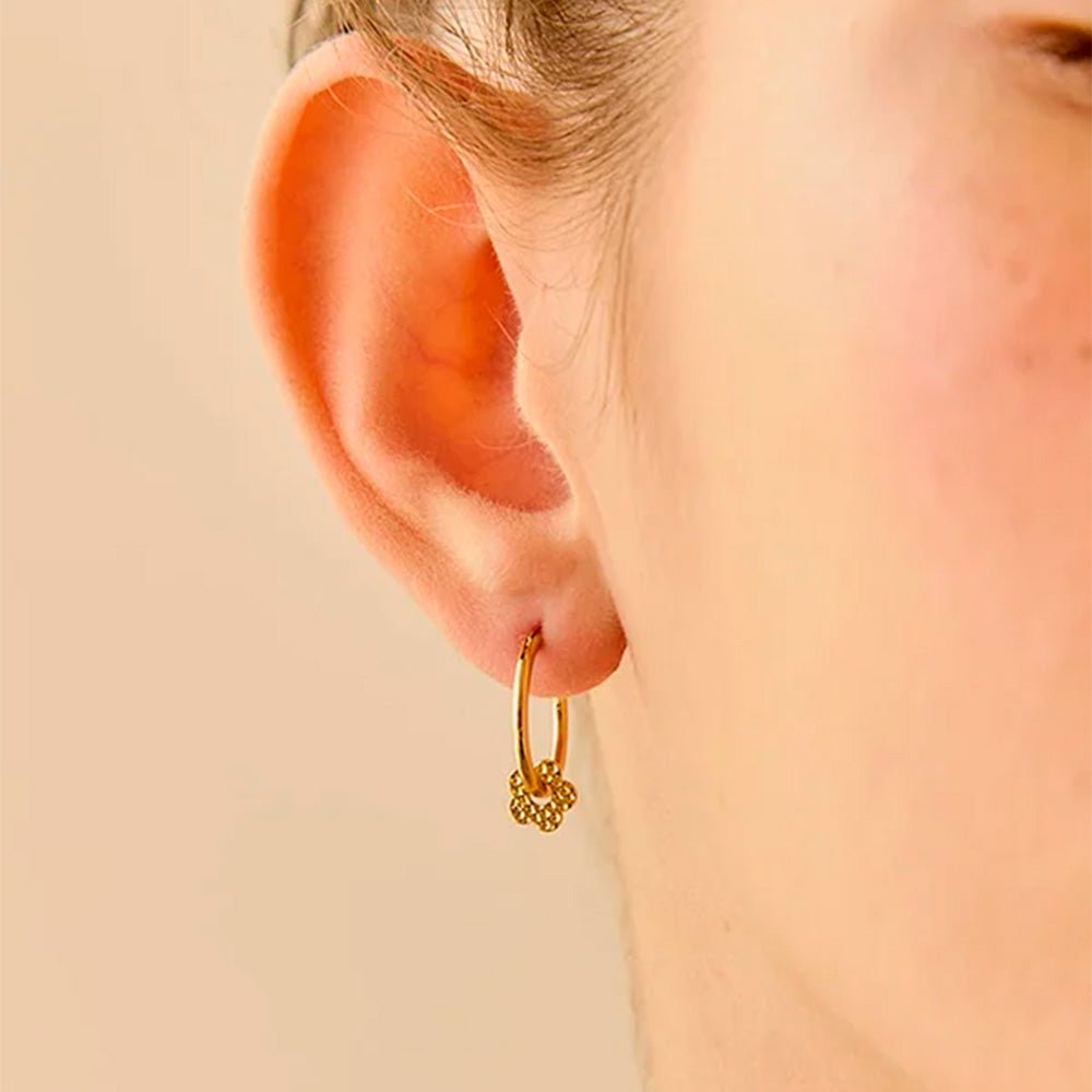 Pendientes Flor Raíces