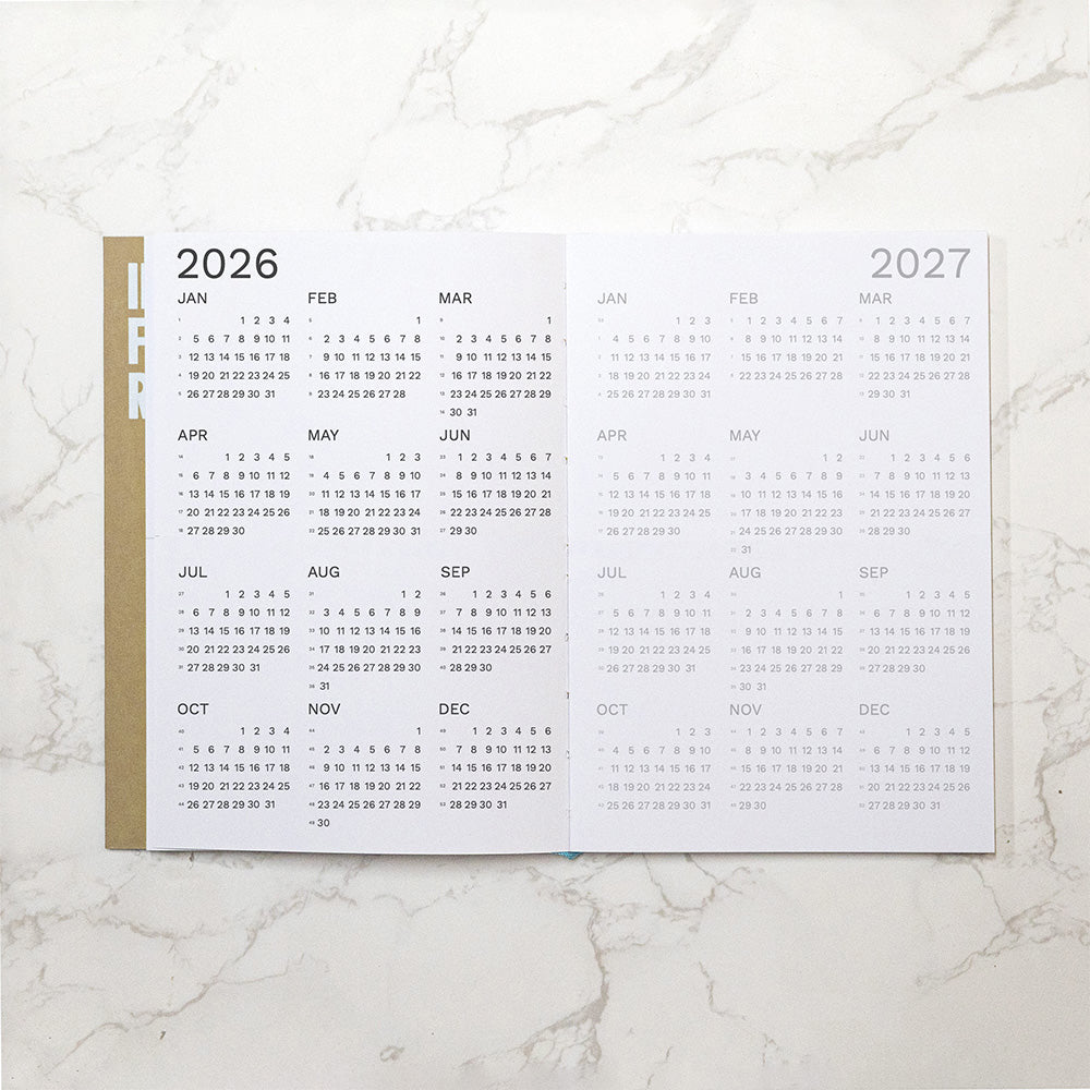 Agenda hebdomadaire grand format 2026, format A4