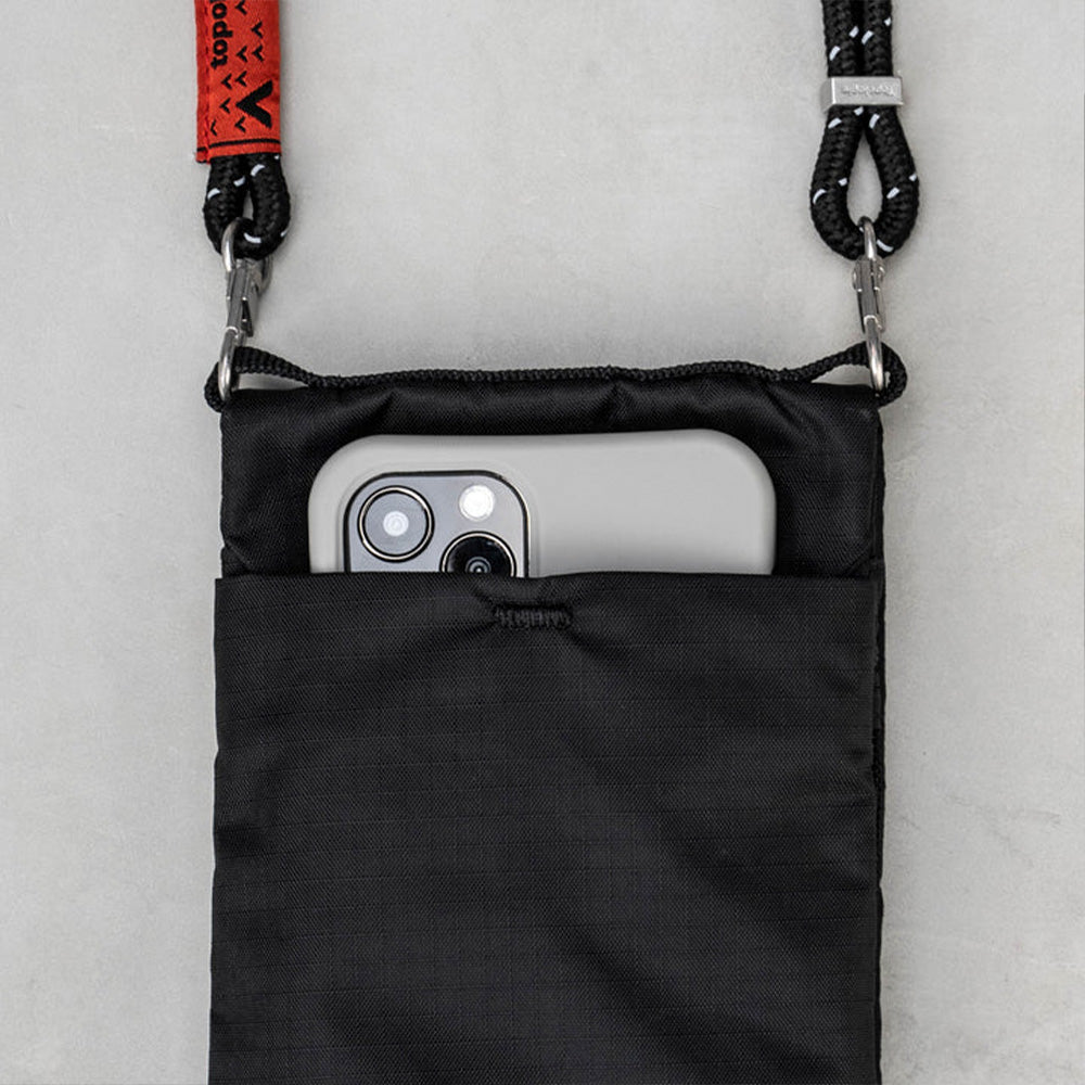 Phone Sacoche Black Tech Sateen