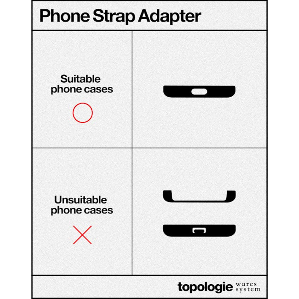 Cases D-Ring Phone Strap Black