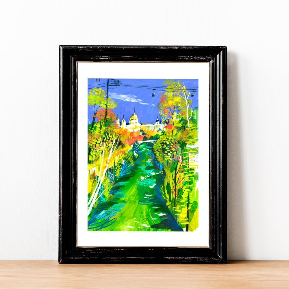 La Ribera del Manzanares Giclée Print A5