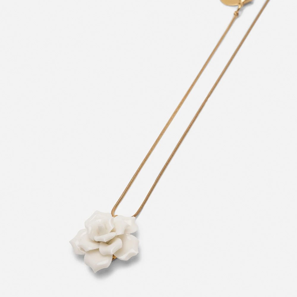 Collar Rose Blanco