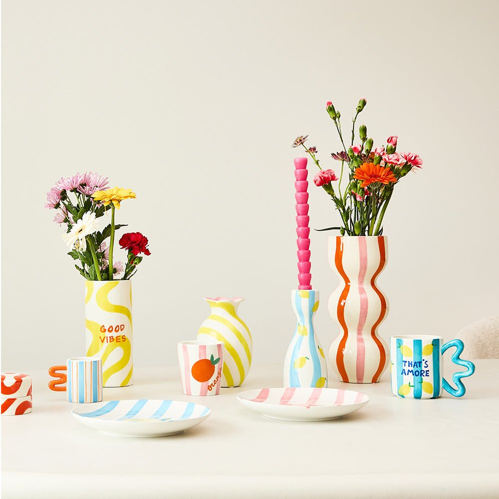 Vase Raquelita - Rayures Dansantes