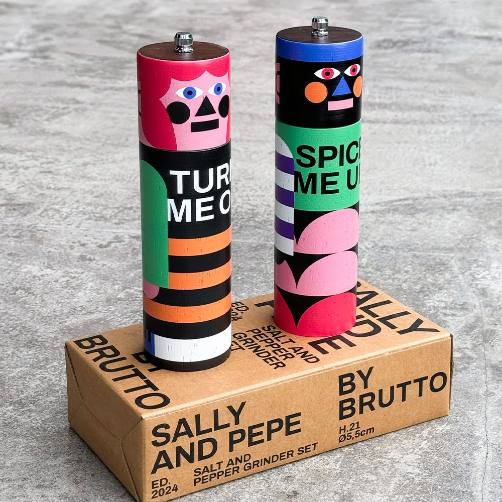 Salière et poivrière Sally et Pepe