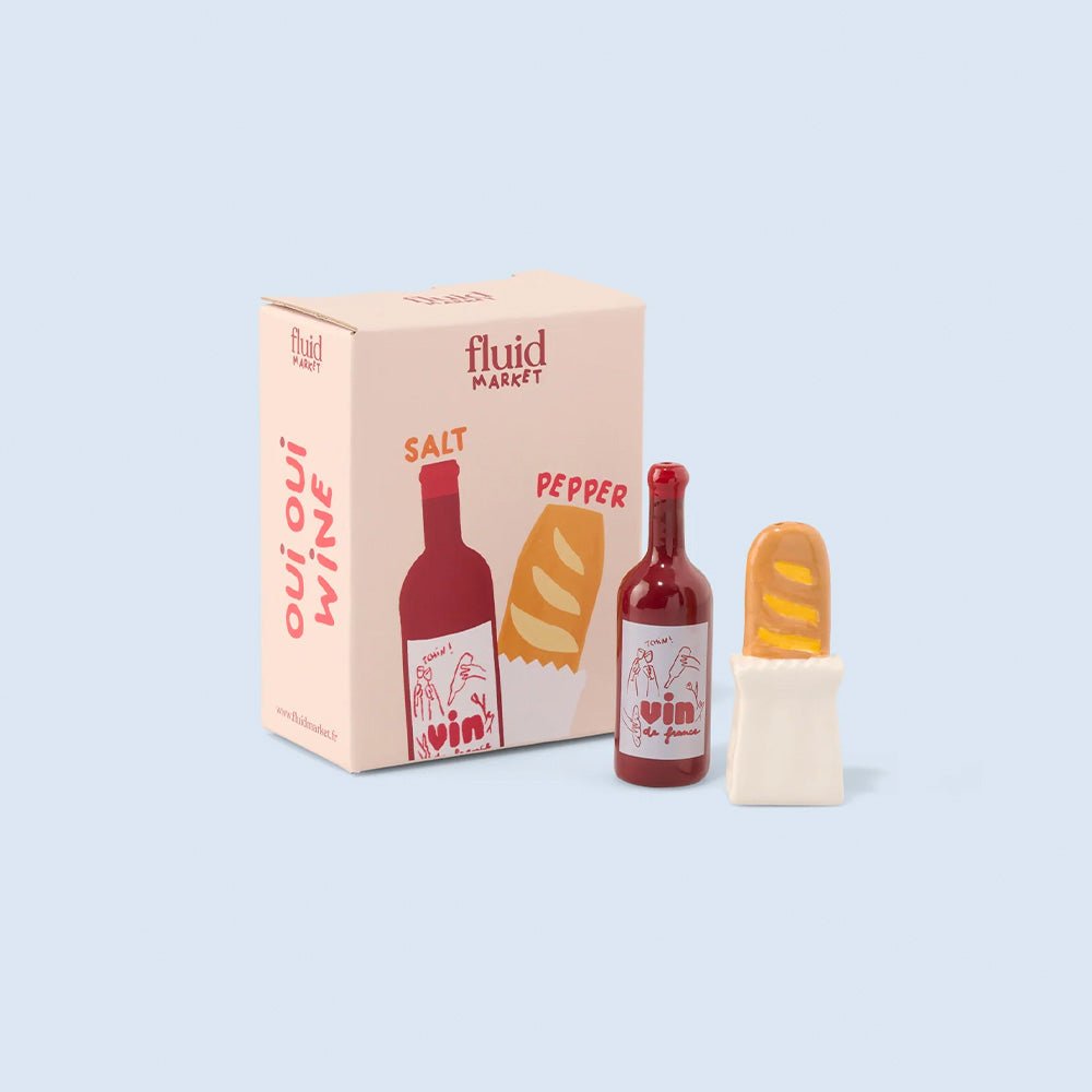 Baguette Wine Salt and Pepper Set
