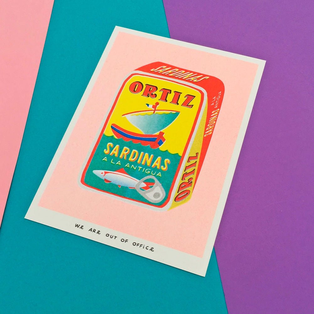 Lata Sardinas Risografía