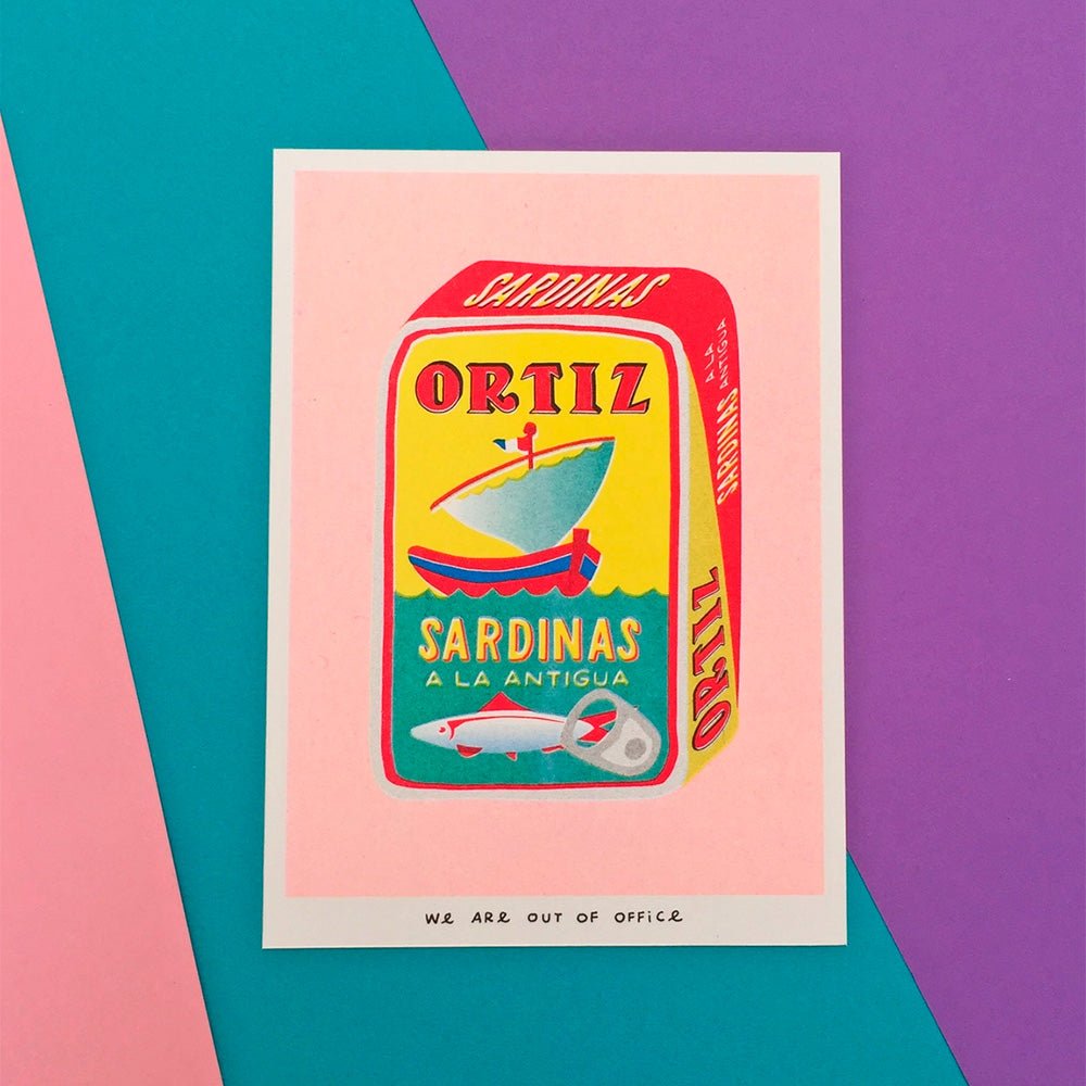 Lata Sardinas Risografía