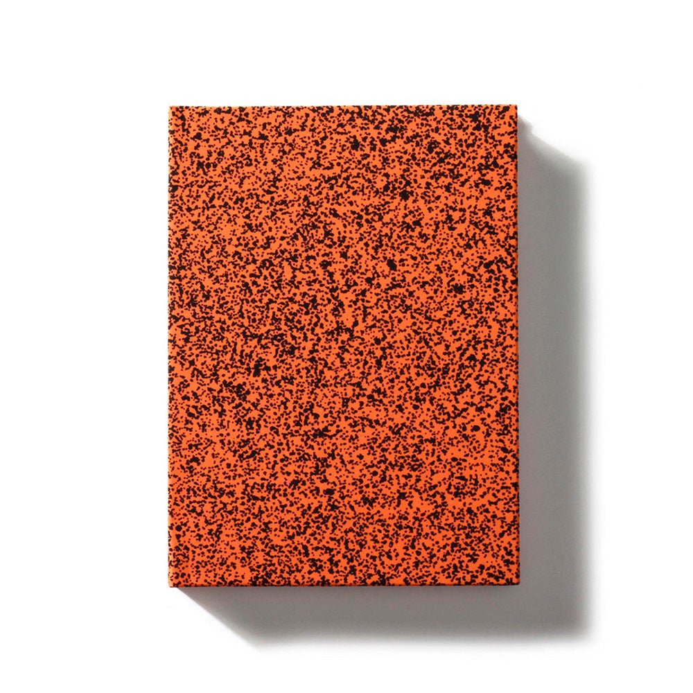 Spray Splash Orange Hardcover Notebook