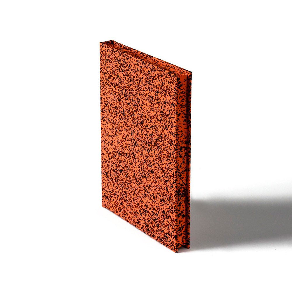 Spray Splash Orange Hardcover Notebook