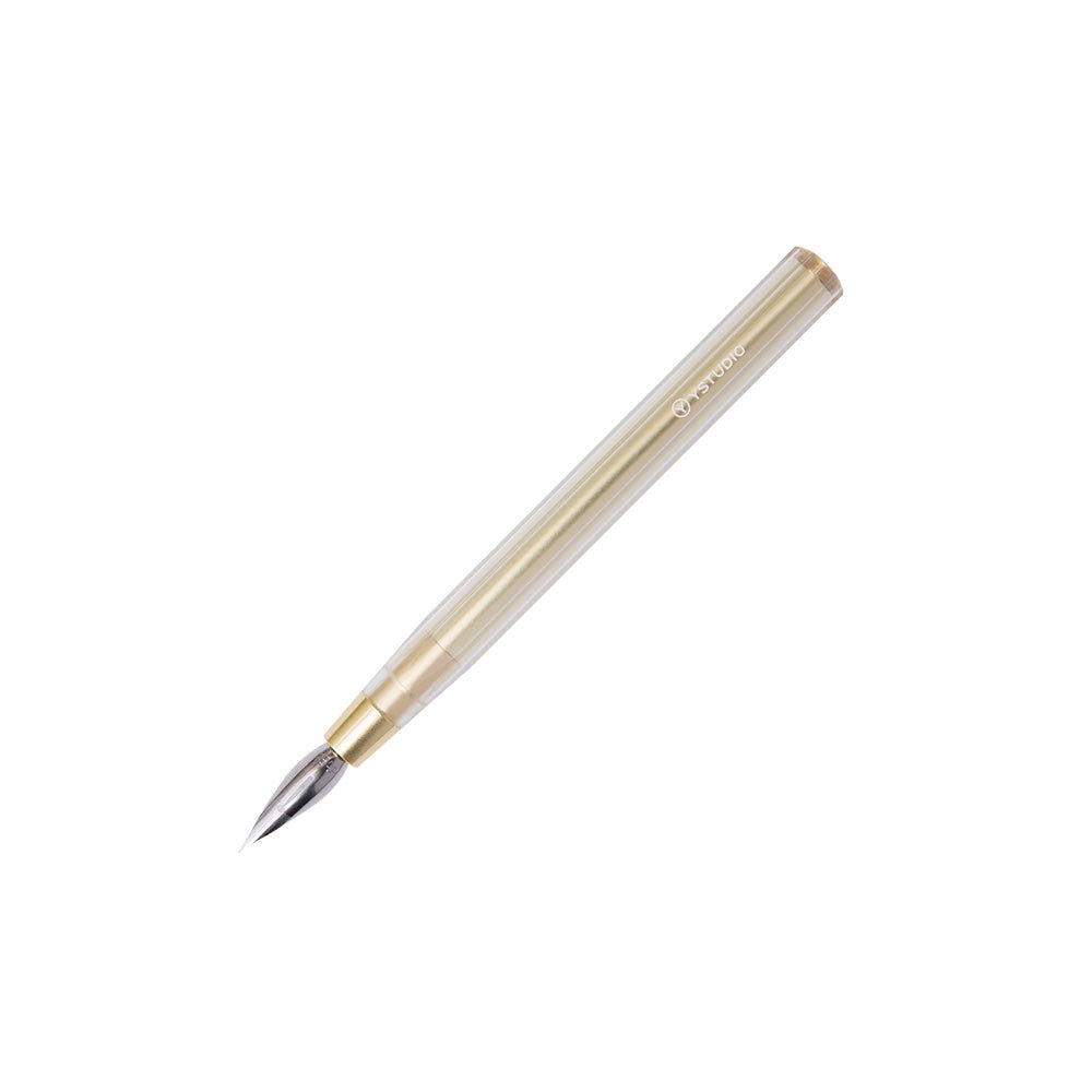 Glamour Evolve Elemental Dip Pen Brass Gold