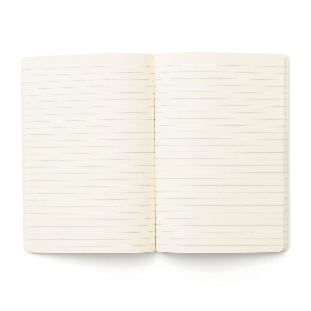 Soft PP Notebook A5 Ruled Navy