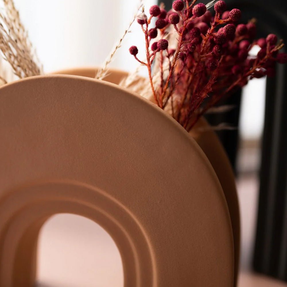 Vases nordiques faits main Dodeca Beige